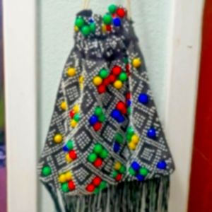 Vintage Cheri Plastic Beaded Muticolored Purse Hong Kong Large Beads MCM